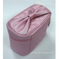 Pink Cute Bowknot Girls Storage Case Makeup Bag For Travel Bulky Wash Bag For Women